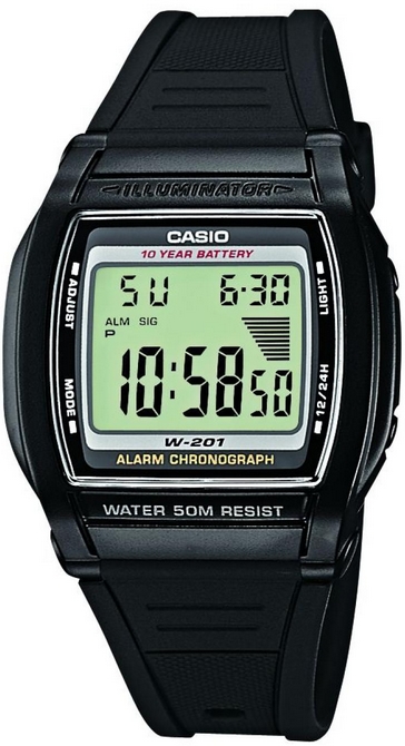 

Мужские наручные часы Casio W-201-1AVEF