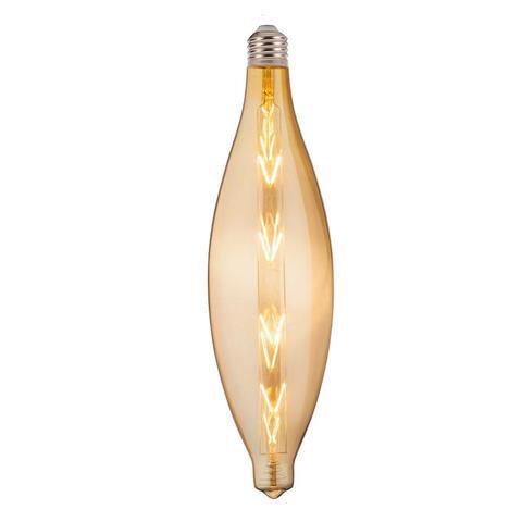 

Лампа винтажная светодиодная ретро Filament led ELLIPTIC 8W E27 2200К Янтар Horoz Electric