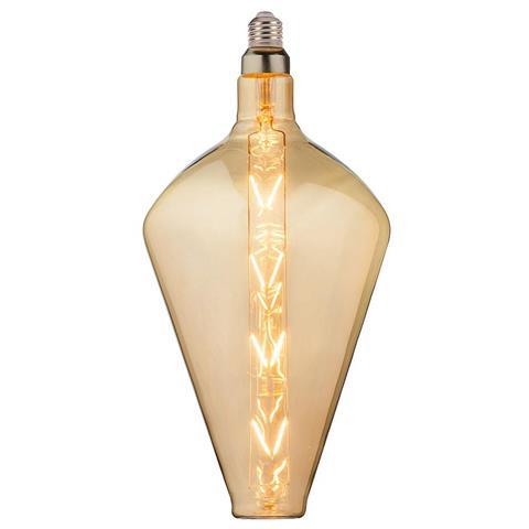 

Лампа винтажная светодиодная ретро Filament led PARADOX 8W E27 2200К Янтар Horoz Electric
