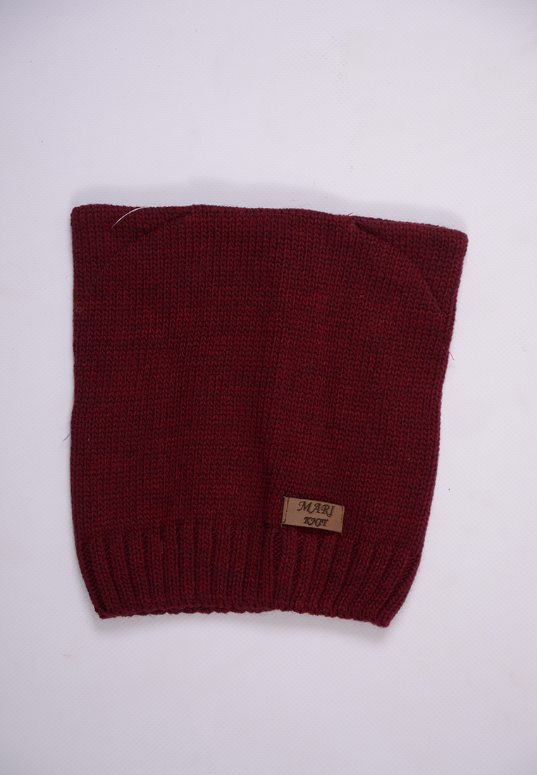 

Зимняя шапка для девочки Mari-Knit 0806 р50 48см бордовый 57146