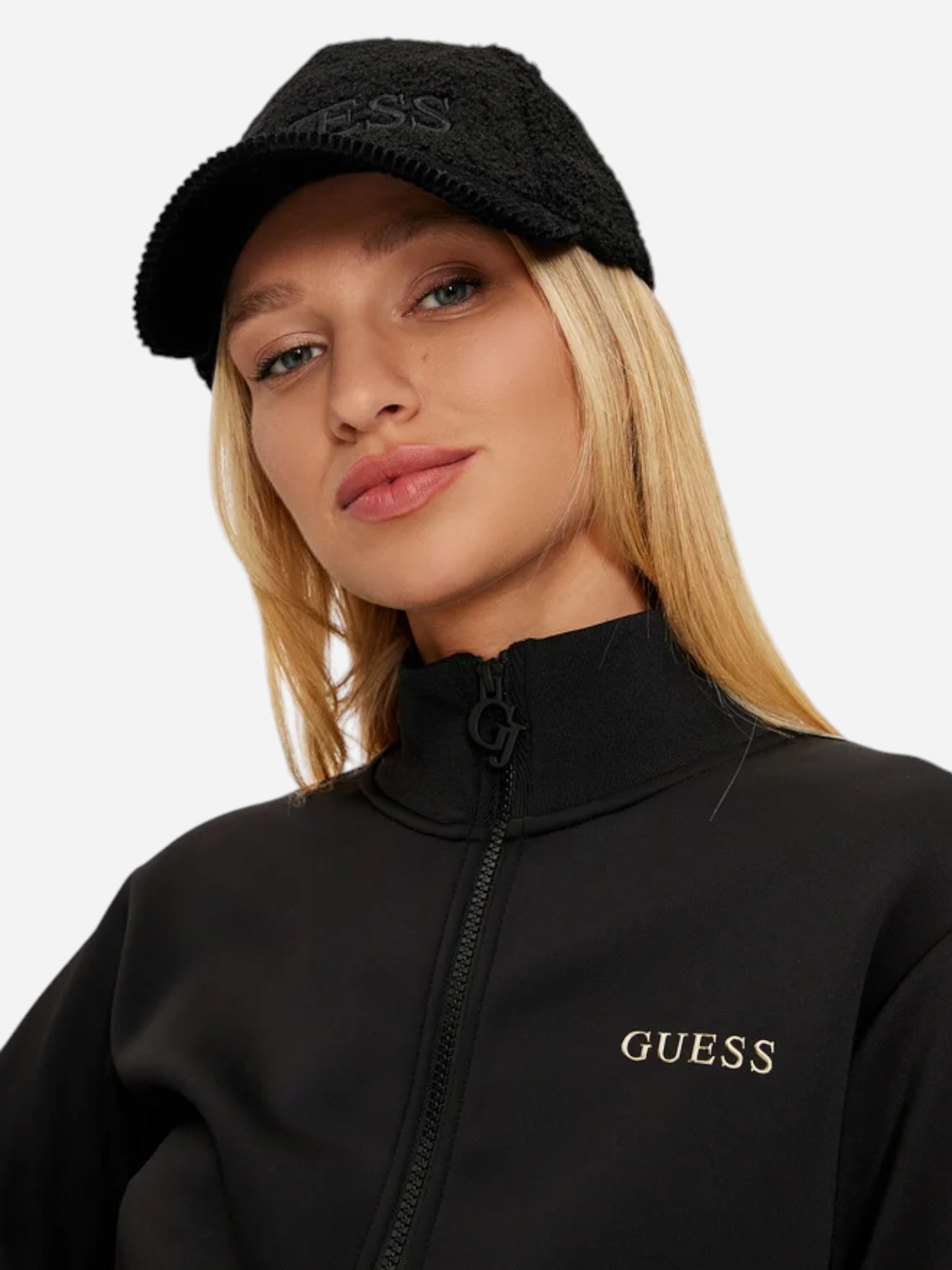 Акція на Кепка жіноча зимова Guess AW5183-POL01-BLA One Size BLACK від Rozetka