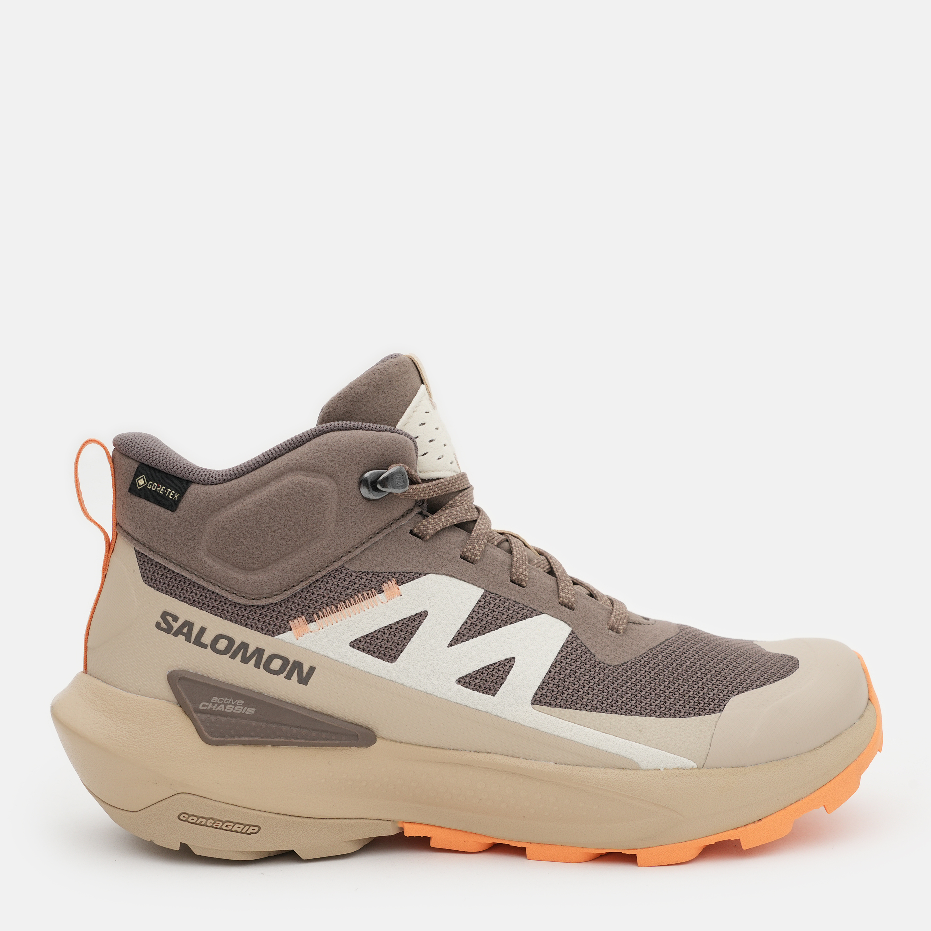 Акція на Жіночі черевики низькі Salomon Elixir Activ Mid Gtx L47457200 40.5 (8.5US) 26 см Бежеві від Rozetka