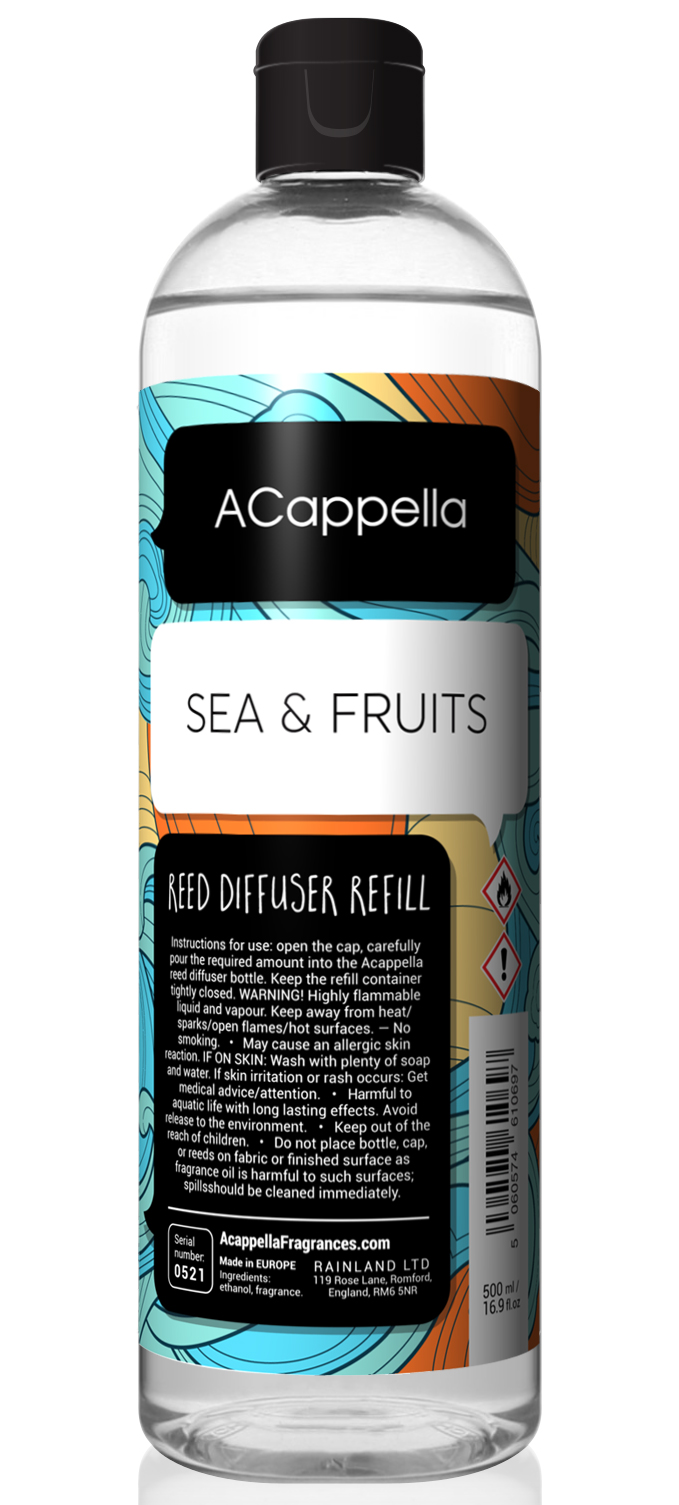 

Наполнитель для аромадиффузора ACappella Море и фрукты 500 мл