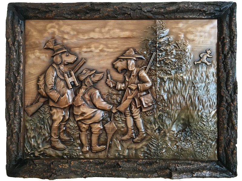 

Панно настінне дерев'яне WoodArt v0015