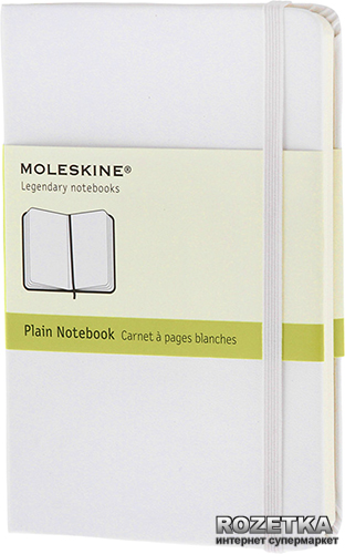 

Записная книга Moleskine Classic 9 x 14 см 192 страницы нелинованная Белая (9788866137191)