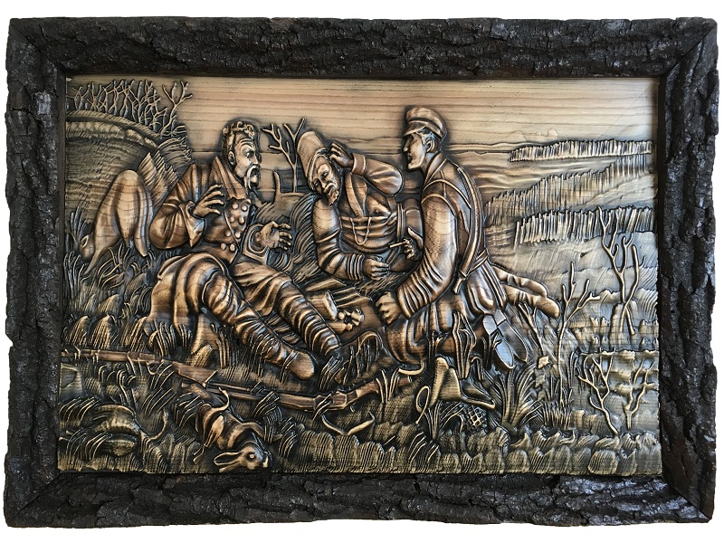 

Панно настінне дерев'яне WoodArt v0057