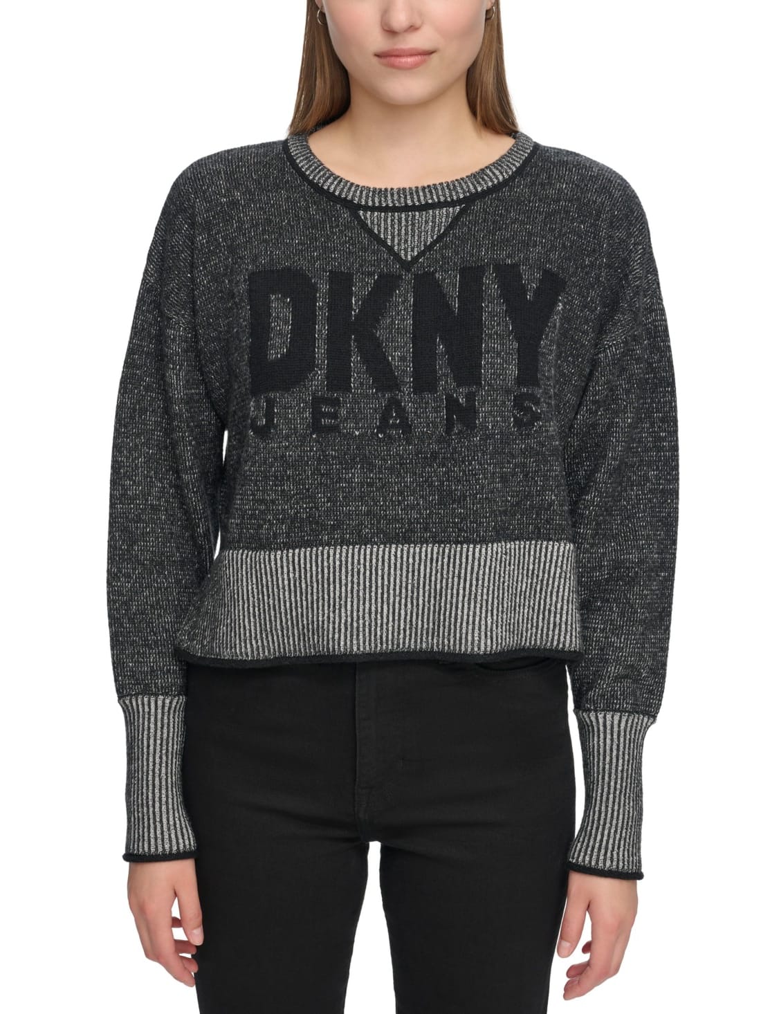 Акція на Джемпер жіночий DKNY 866105468 L Сірий від Rozetka