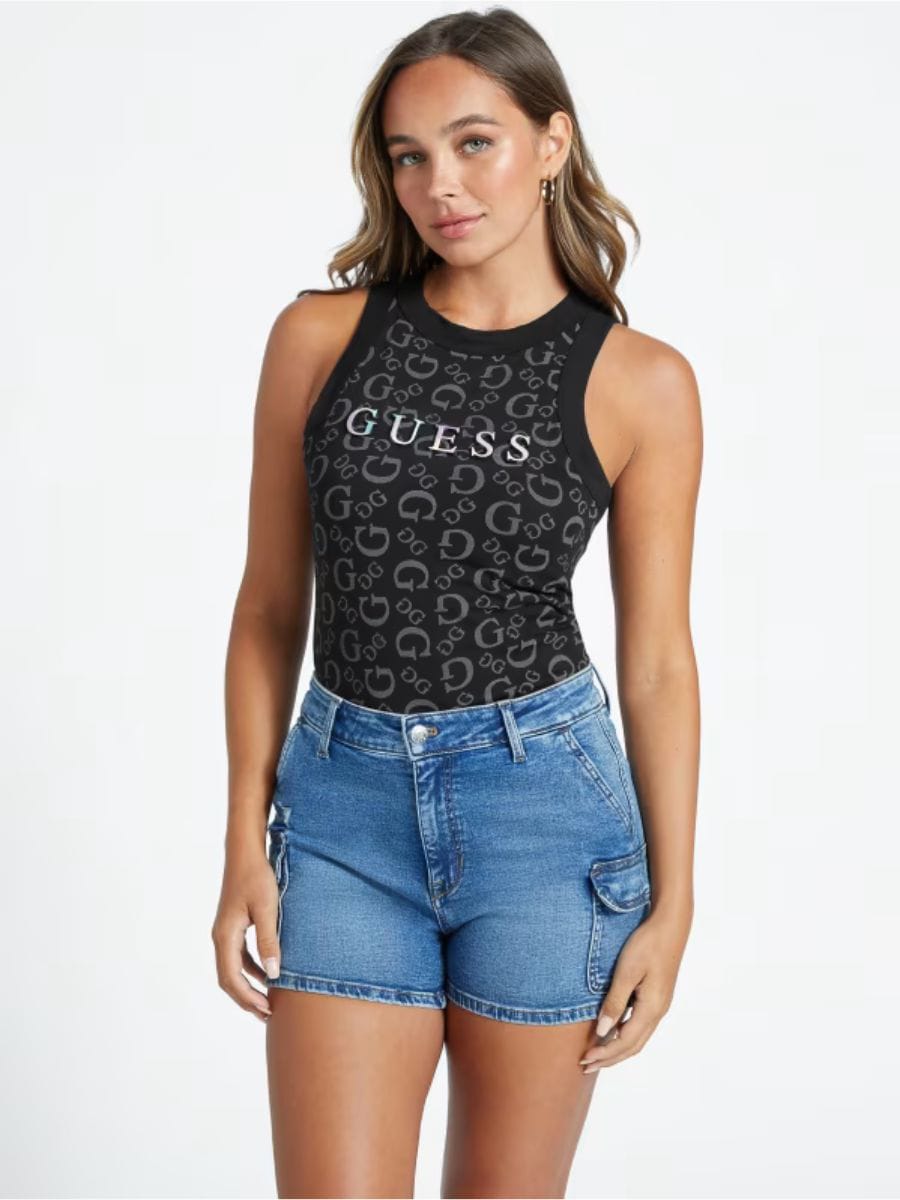 Акція на Майка жіноча Guess 634944524 XS Чорна від Rozetka