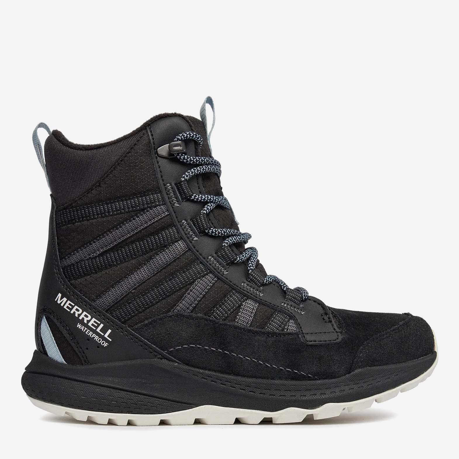 Акція на Жіночі зимові черевики з мембраною високі Merrell Bravada Edge 2 Thermo Mid Wp J036798 38 (7.5USA/5UK) 24.5 см Black/Arona від Rozetka