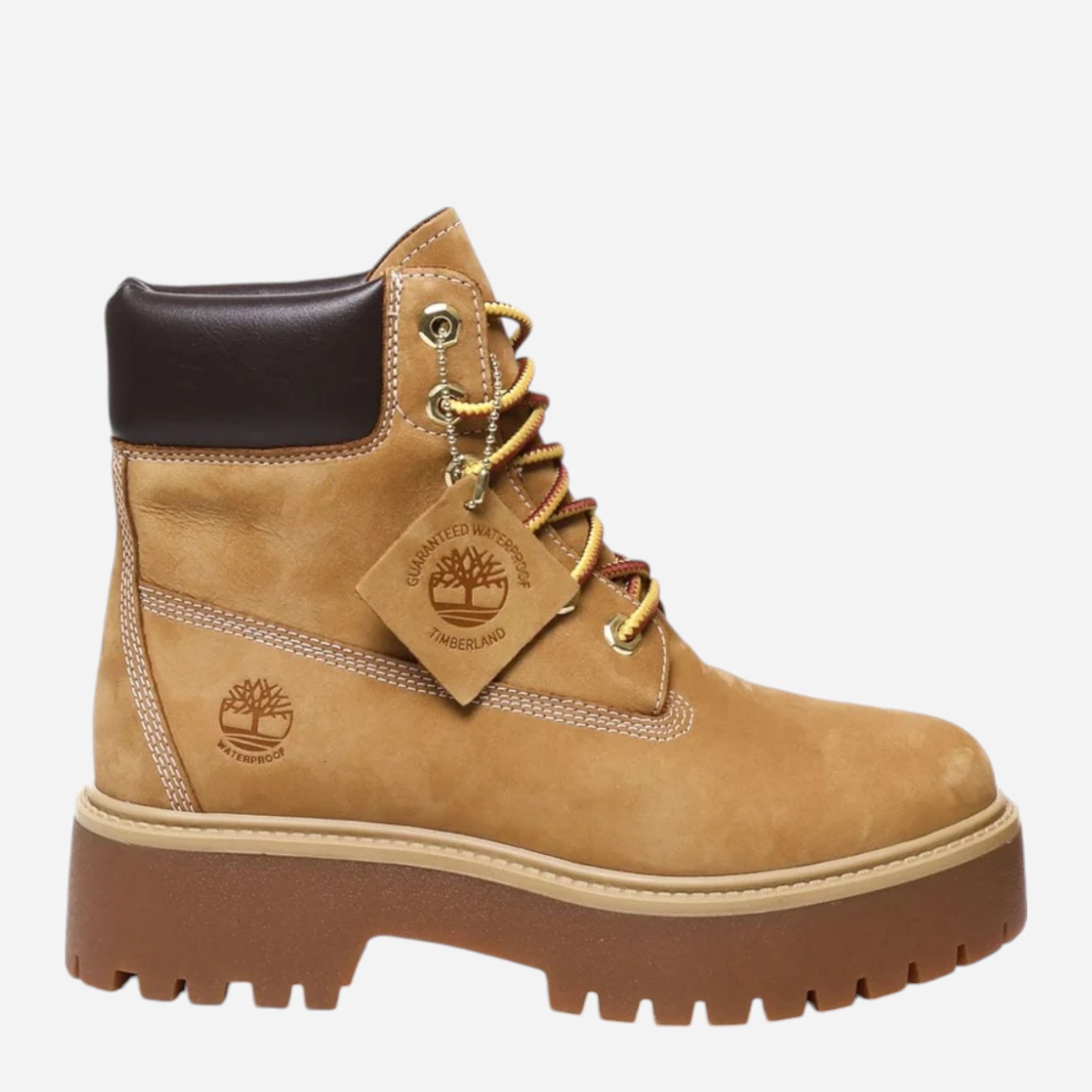 Акція на Жіночі черевики високі Timberland Stone Street TB1A5RJD2311 38 (7US) 24 см Жовті від Rozetka