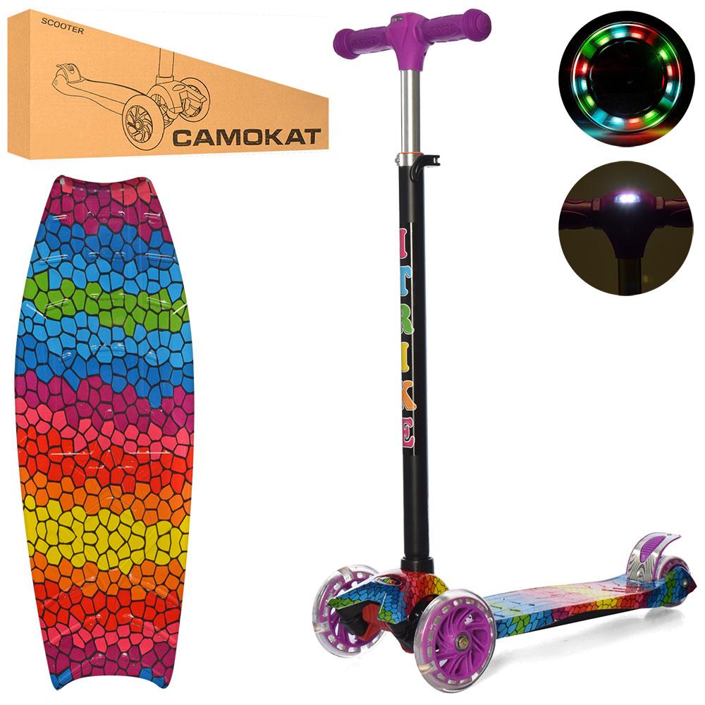 

Самокат JR 3-055-L-WP5 MAXI малиновый iTrike