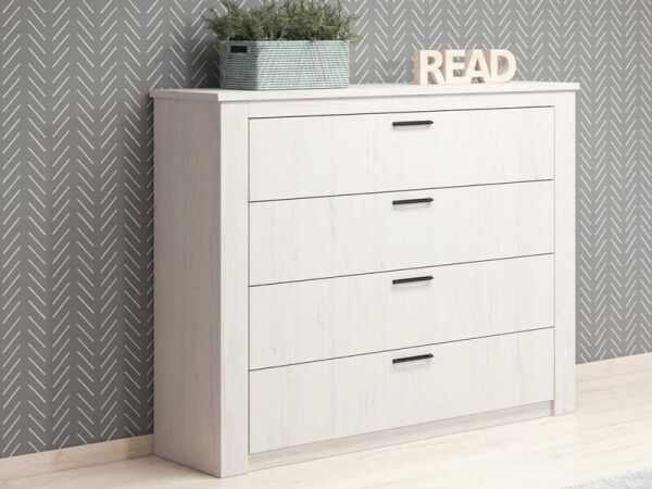 

Комод в прихожую CAMA Finn FI 8 4S Сосна андерсен белая
