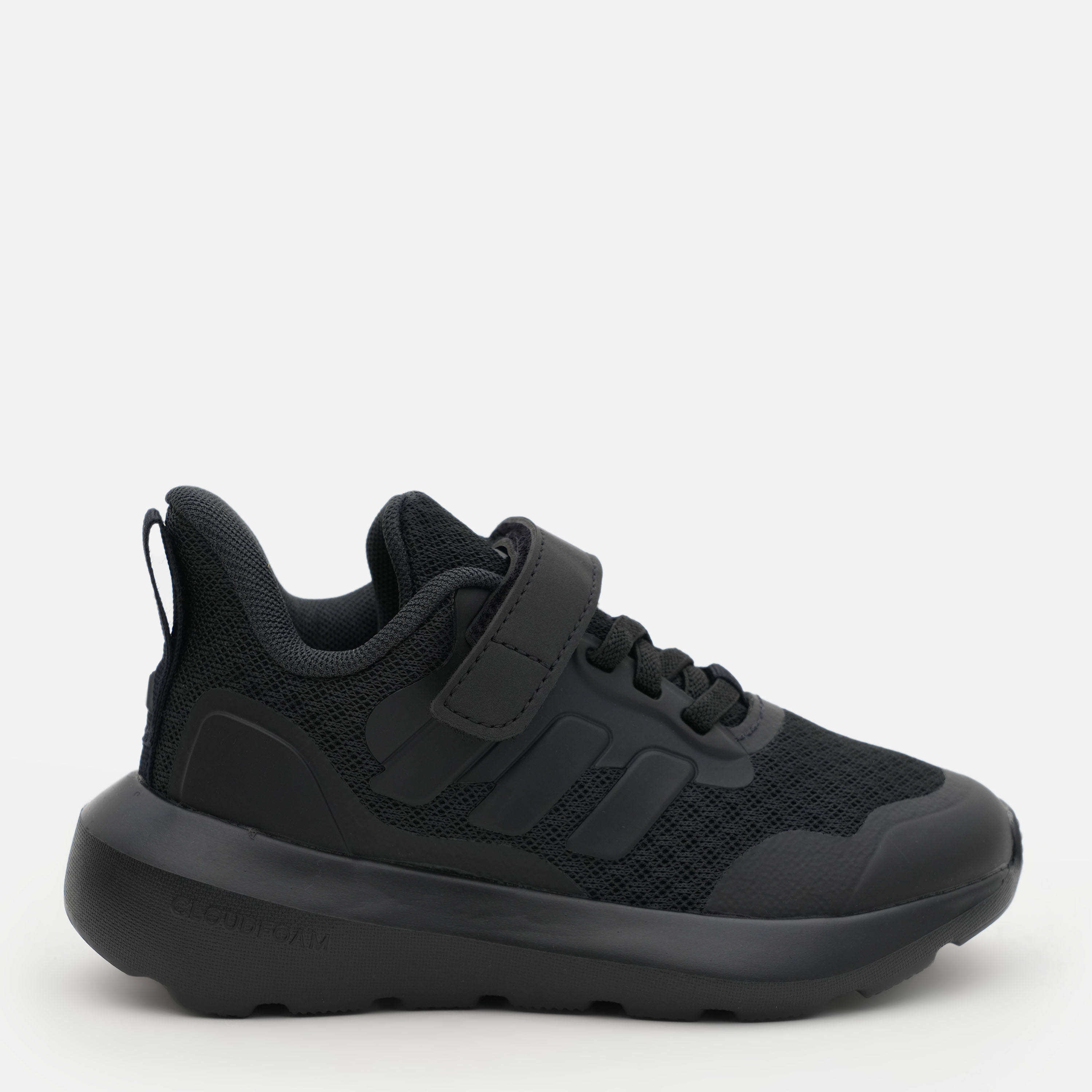 Акція на Дитячі кросівки для хлопчика Adidas Fortarun 3.0 El C IH2858 28 Чорні від Rozetka