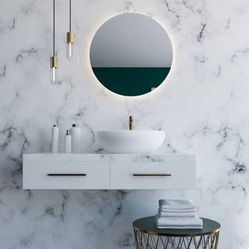 

Круглое зеркало с подсветкой амбилайт Spark-decor Solo II 1100