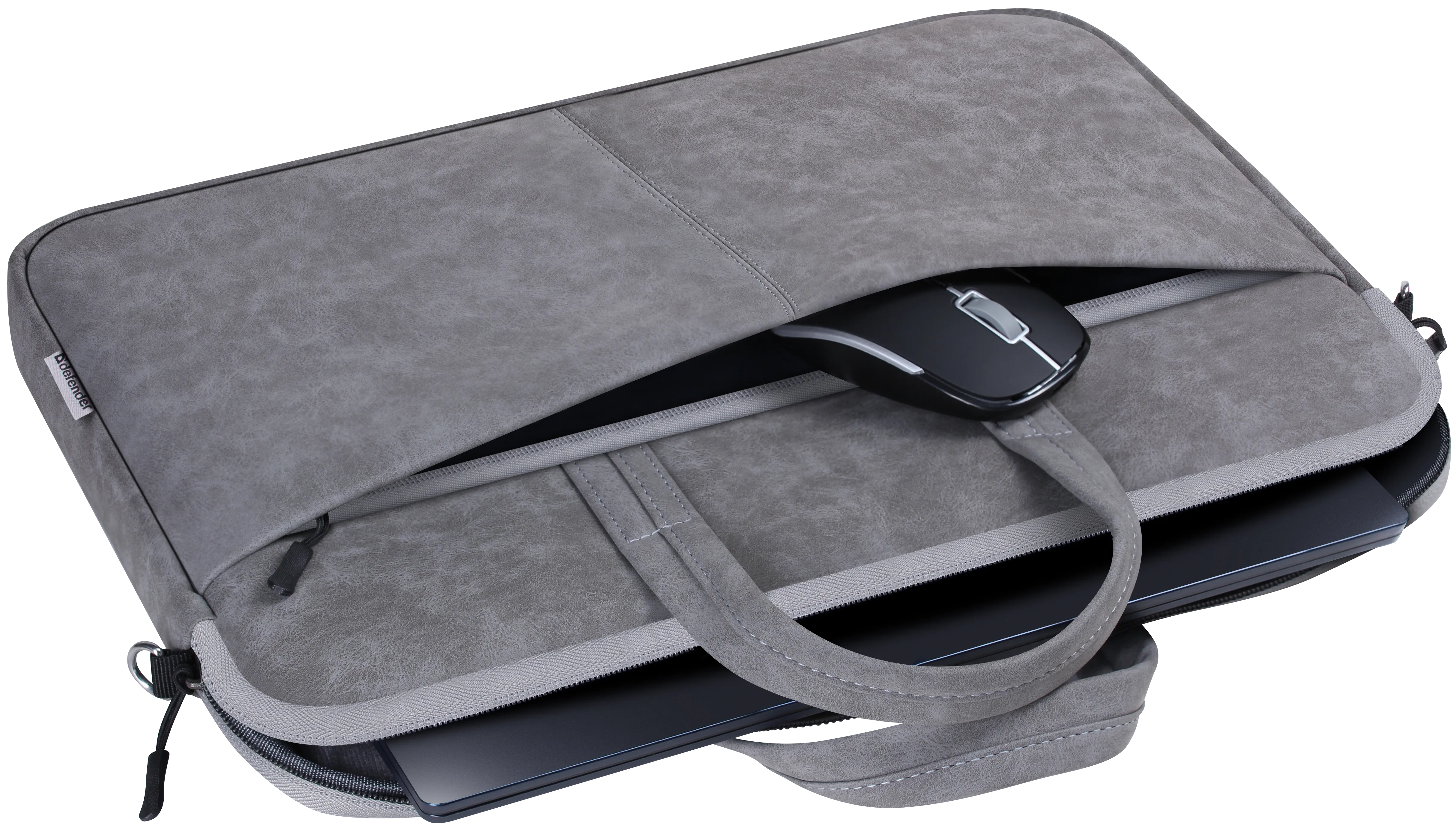 Сумка для ноутбука Defender Solid 15.6" Grey (4745090824223) — фото 3