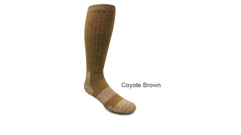 

Зимние антибактериальные носки Covert Threads ICE – Extreme Cold Territory Military Boot Sock Medium, Coyote Brown