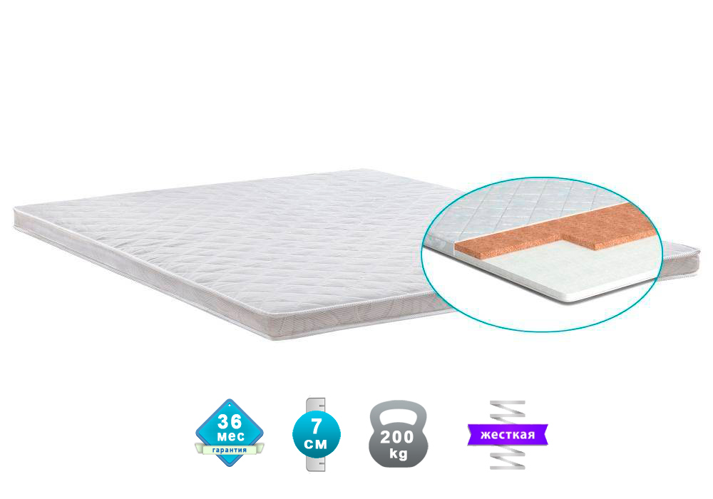 

Матрас ортопедический Matroluxe Topper FUTON 4 150x200 см