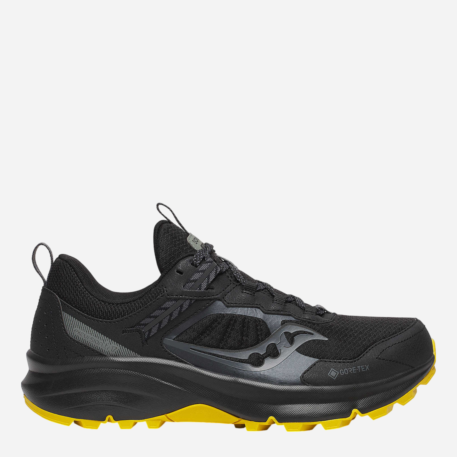 Акція на Чоловічі кросівки для бігу з Gore-Tex Saucony Excursion Tr17 Gtx S20960-200 41 (8US) 24.5 см Чорний/Жовтий від Rozetka