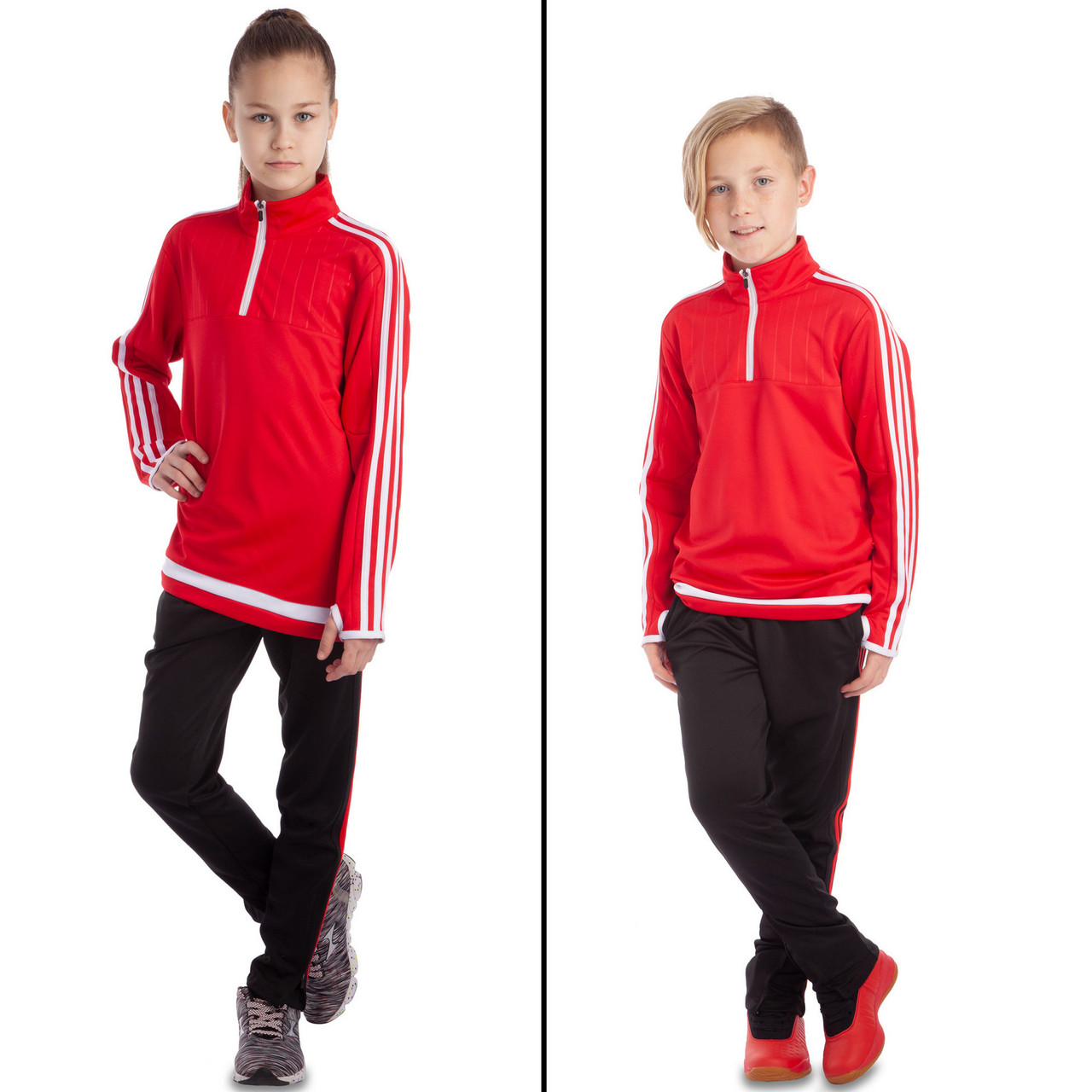 

Костюм спортивный детский Кофта штаны для мальчика девочки на физкультуру LIDONG Красный (LD-2001T) 30