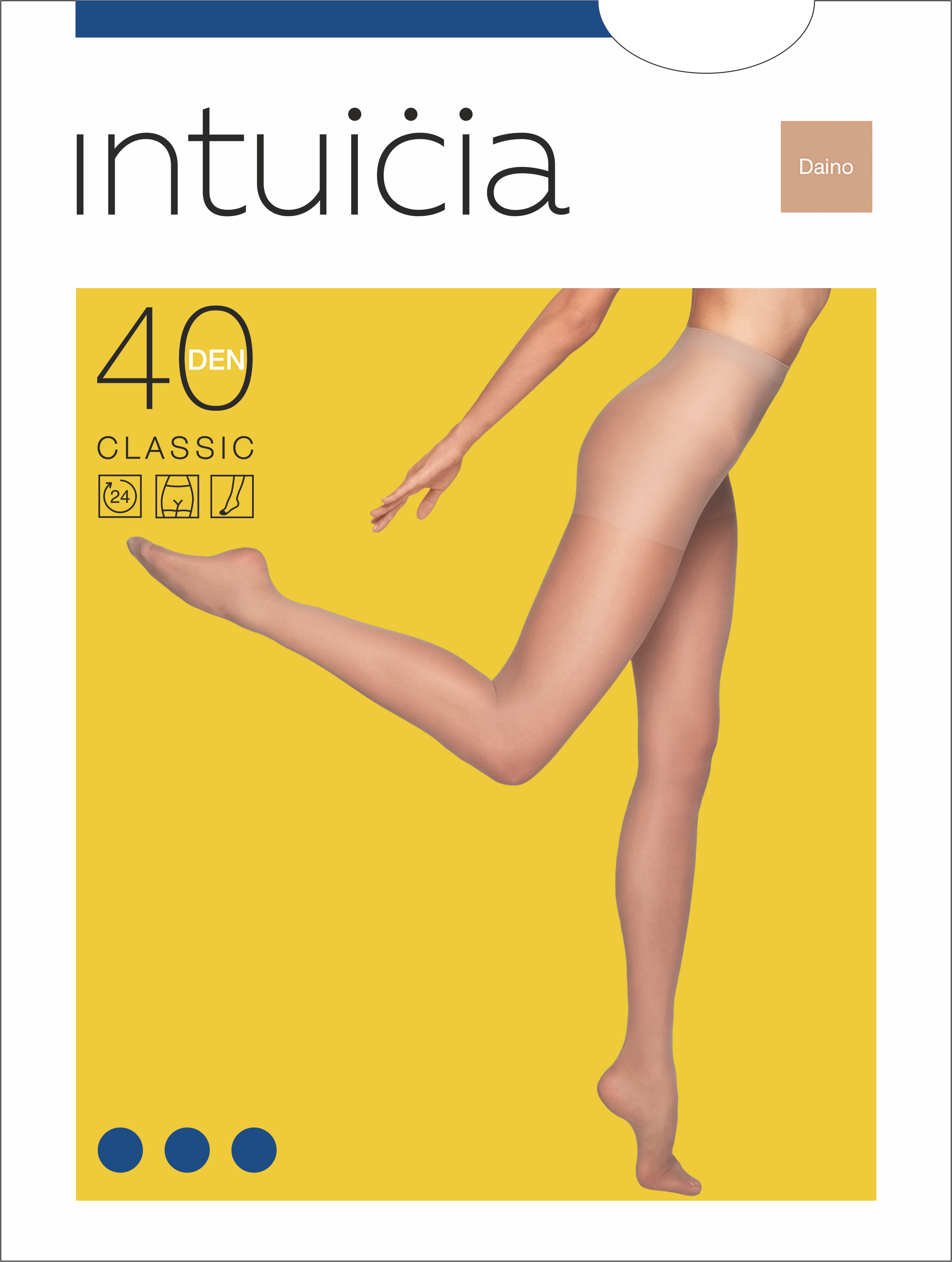 

Колготки Intuicia Classic 40 Den  р Daino, Колготки Intuicia Classic 40 Den 2 р Daino