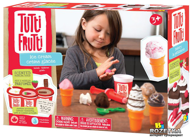 Набор для лепки Tutti-Frutti Мороженое (BJTT14807) – фото, отзывы ...