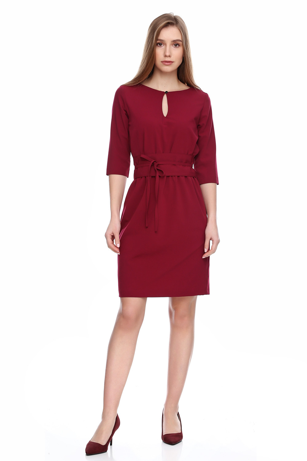 

Платье LadyLike 135920058 40 бордовoе