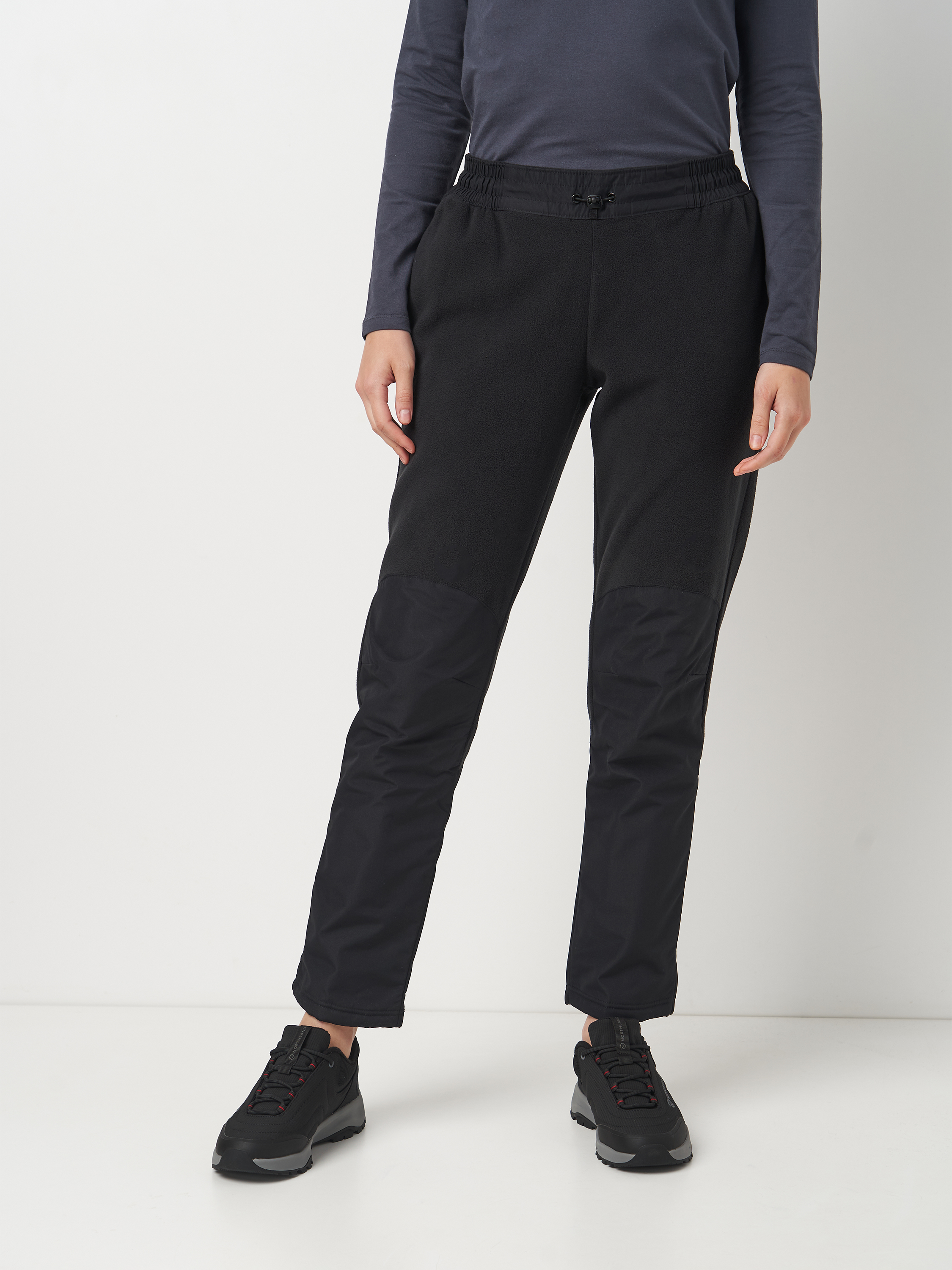 Акція на Спортивні штани на флісі жіночі Northland Women's trousers 130526-99 46 Чорні від Rozetka