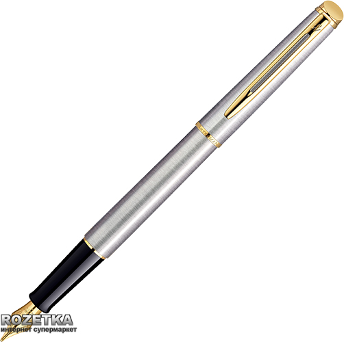 

Ручка перьевая Waterman Hemisphere S/S GT FP Синяя Серебристый корпус (12 010)