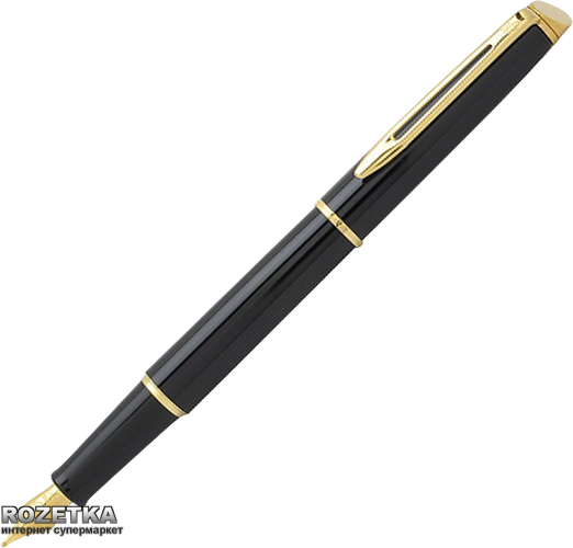 

Ручка перьевая Waterman Hemisphere Black FP Синяя Черный корпус (12 053)