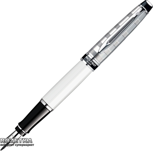 Ручка перьевая Waterman Expert Deluxe White CT FP Синяя Белый корпус ...