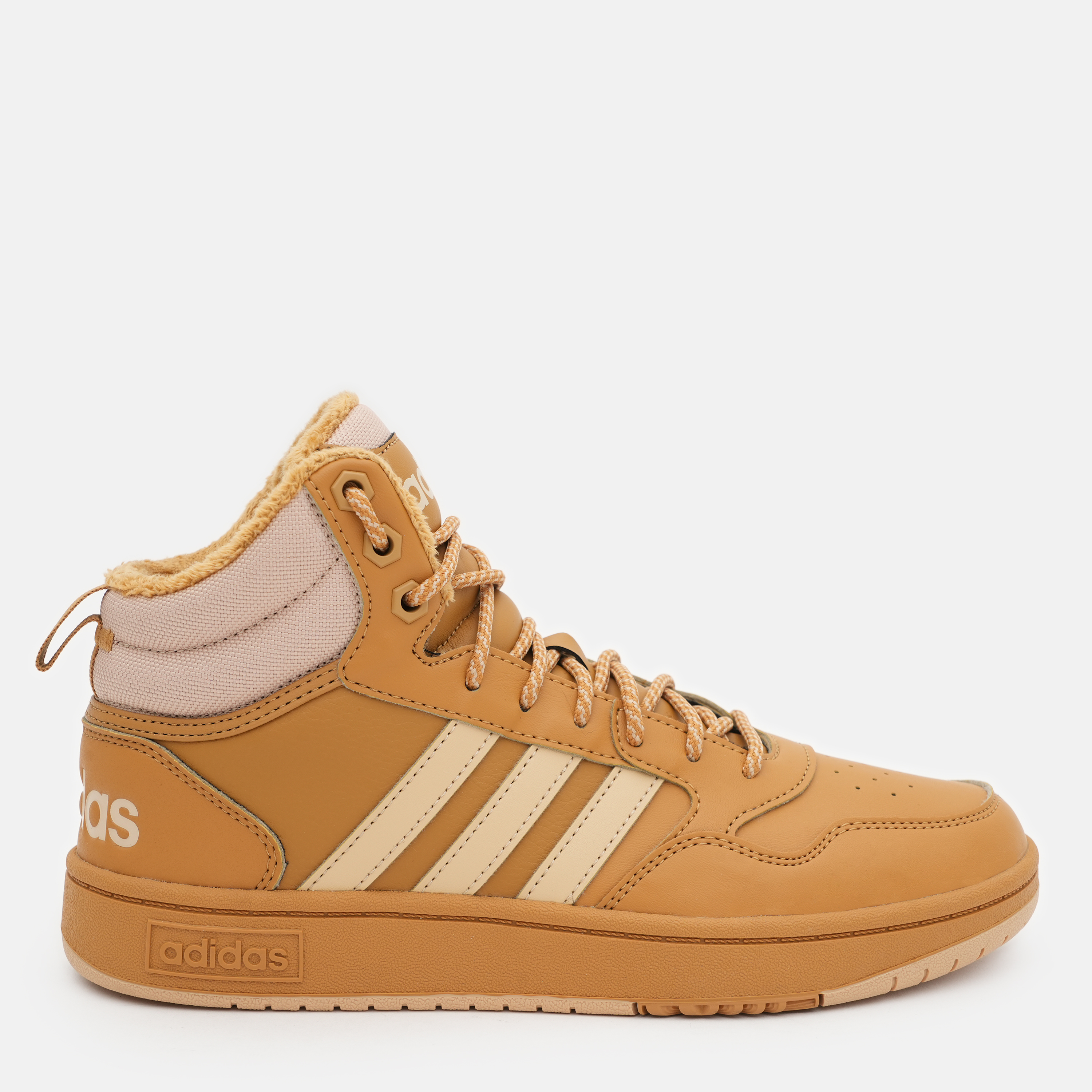 Акція на Жіночі зимові черевики низькі Adidas Hoops 3.0 Mid Wtr IF2636 36 (3.5UK) 22 см Mesa/Magbei/Mesa від Rozetka