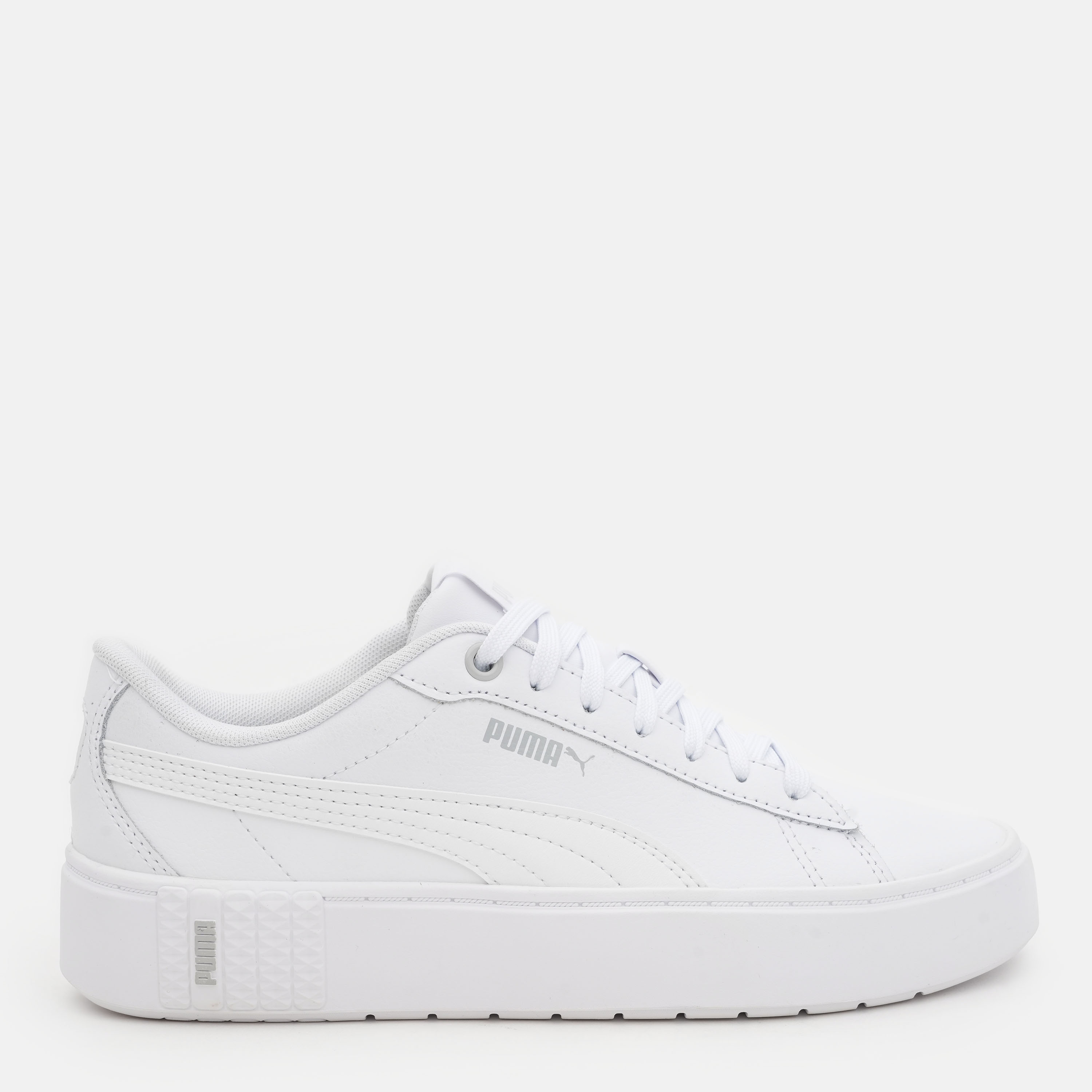 Акція на Жіночі кеди низькі Puma Smash Platform v2 L 37303501 38.5 (5.5UK) 24.5 см Puma White-Puma White від Rozetka