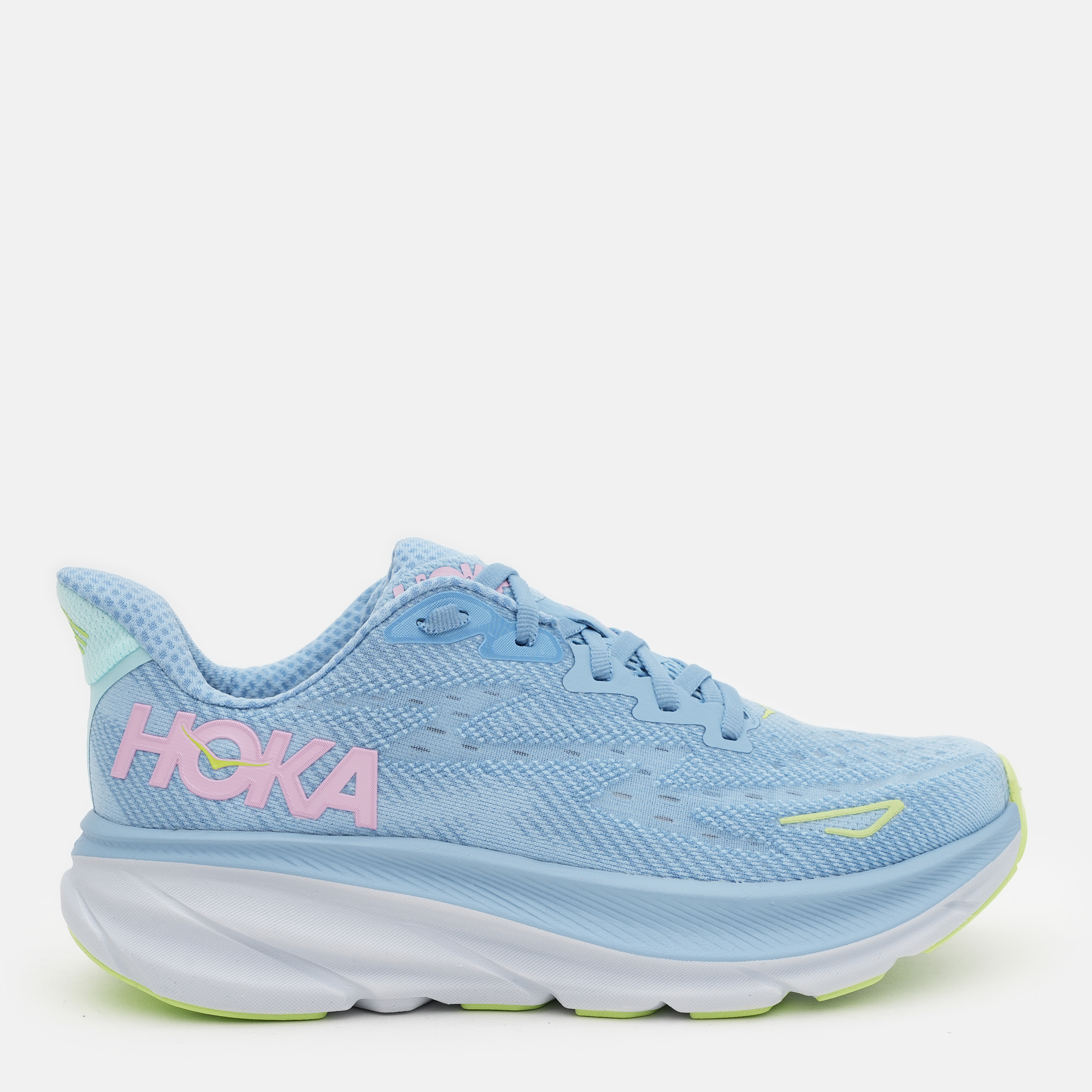 Акція на Жіночі кросівки для бігу HOKA ONE ONE W Clifton 9 1127896-DNK 38.5 (7US) 24 см Блакитні від Rozetka