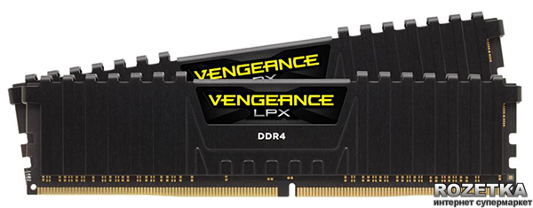 

Оперативная память Corsair DDR4-3000 16384MB PC4-24000 (Kit of 2x8192) Vengeance LPX (CMK16GX4M2B3000C15) Black