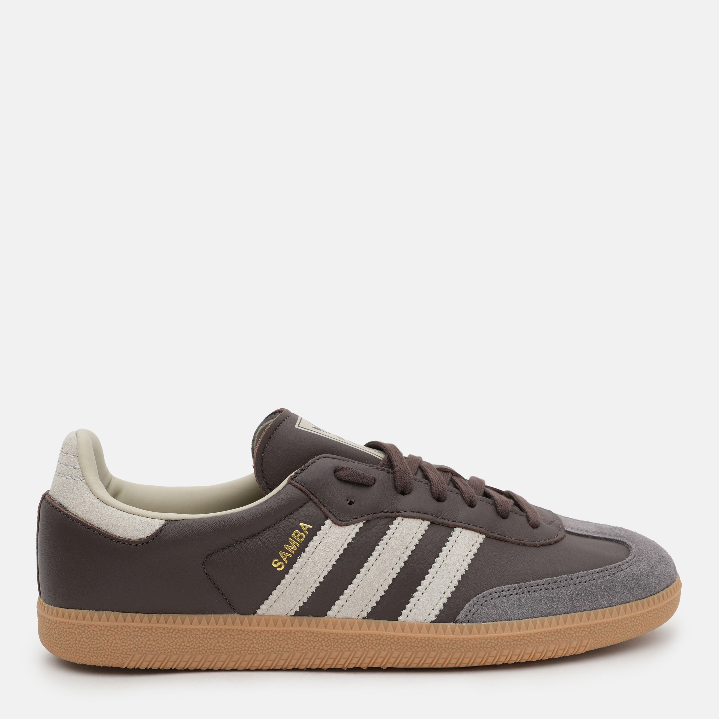 Акція на Чоловічі кеди низькі Adidas Samba Og ID1481 45.5 (10.5UK) 29 см Brown/Putgre/Goldmt від Rozetka