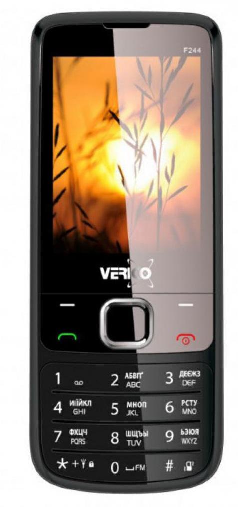 

Мобильный телефон Verico Style F244 Black
