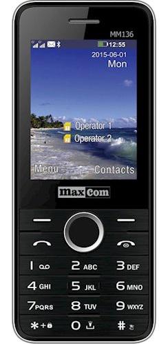 

Мобильный телефон Maxcom MM136 Black-SIlver