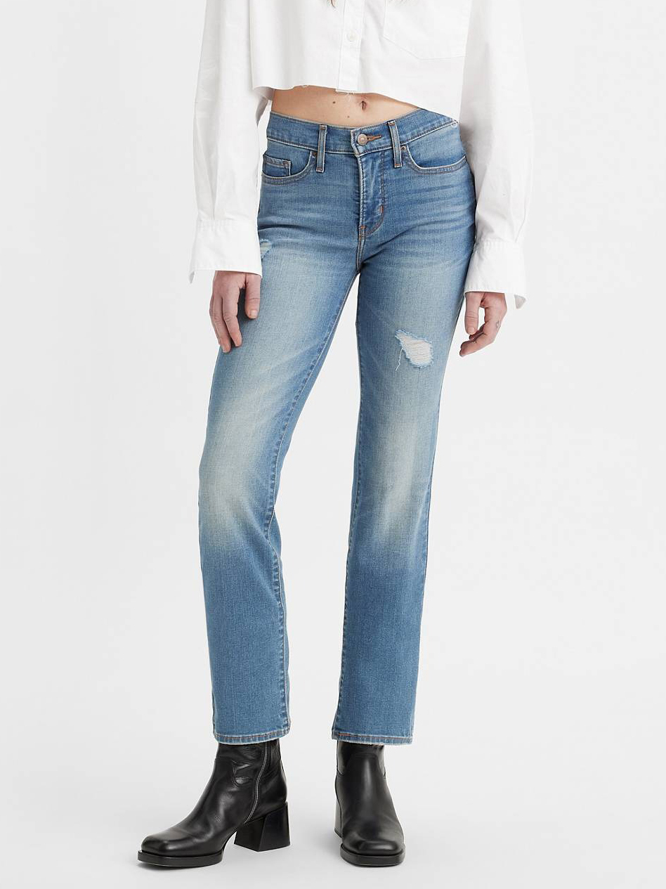 Акція на Джинси Regular Fit жіночі Levi's 707308927 W32L32 (L) Сині від Rozetka