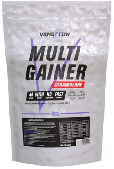 

Гейнер Vansiton Multigainer 4 кг Strawberry (4820106591129)
