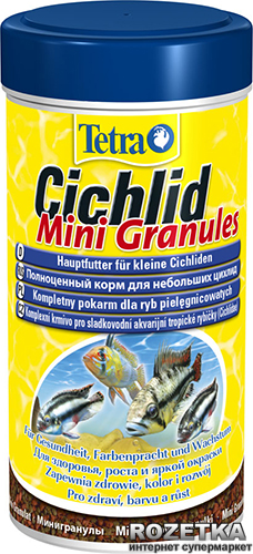 Корм Tetra Cichlid Mini Granules для аквариумных рыб в гранулах 250 мл (4004218146549)