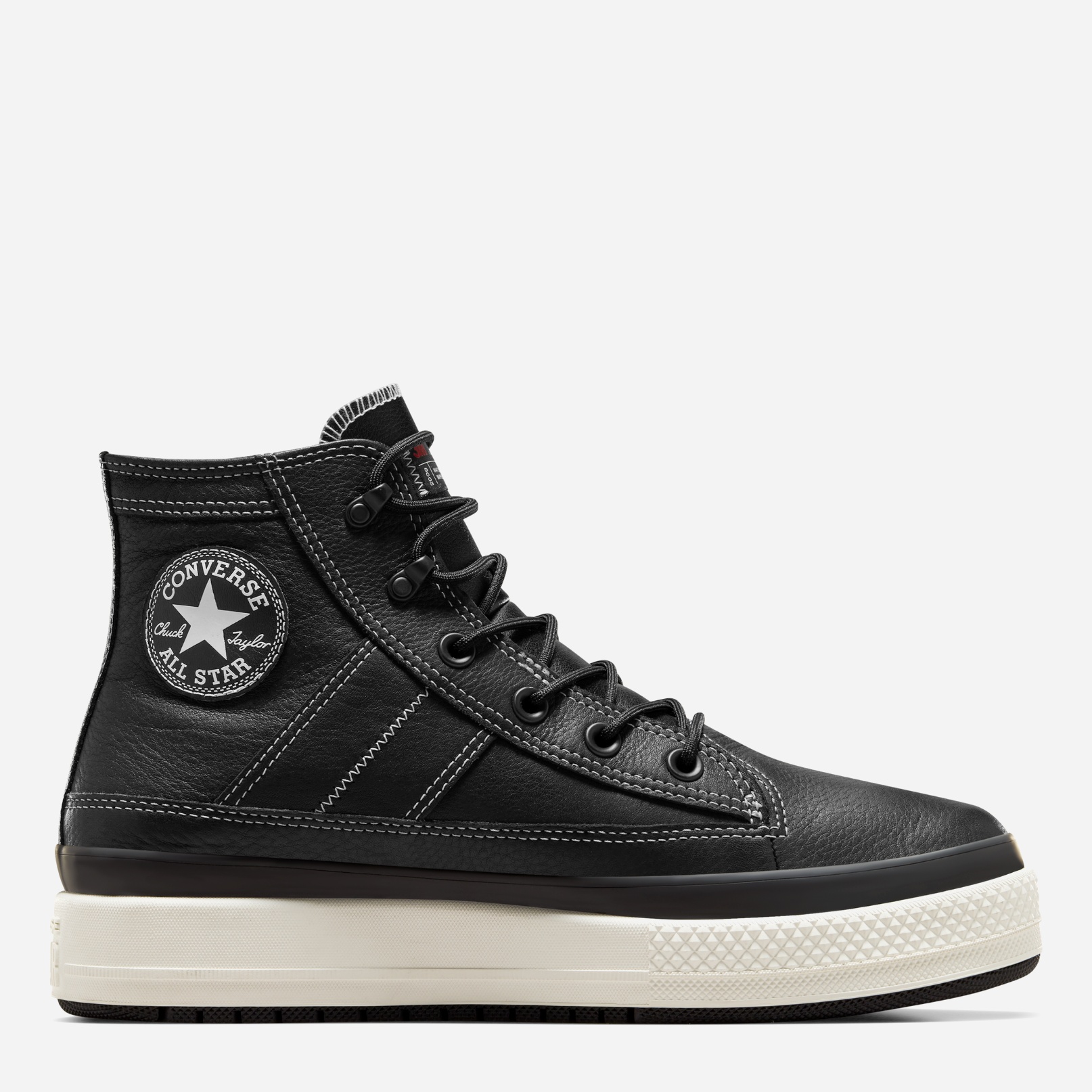 Акція на Чоловічі кеди високі Converse Ctas Equip Wp Hi A08555C-001 39 (5.5UK/6.5USA) 25 см Чорні від Rozetka