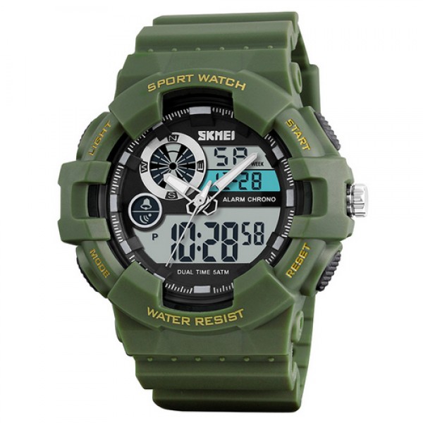 

Наручные часы Skmei 1312 Military мужские комбинированные + подарочная коробка