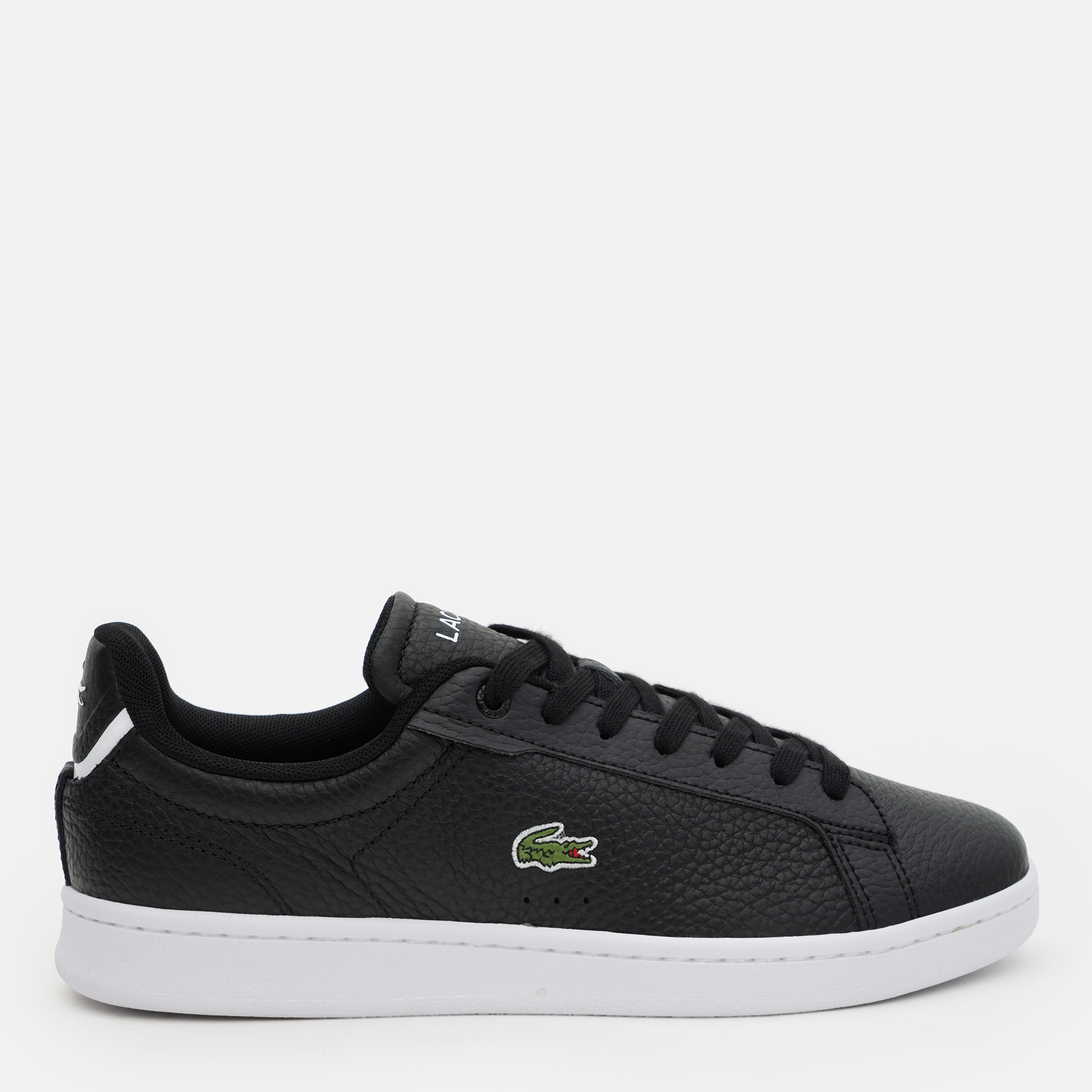 Акція на Жіночі кеди низькі Lacoste Carnaby 744SFA0005-312 40.5 (T7) 25.8 см Чорні від Rozetka