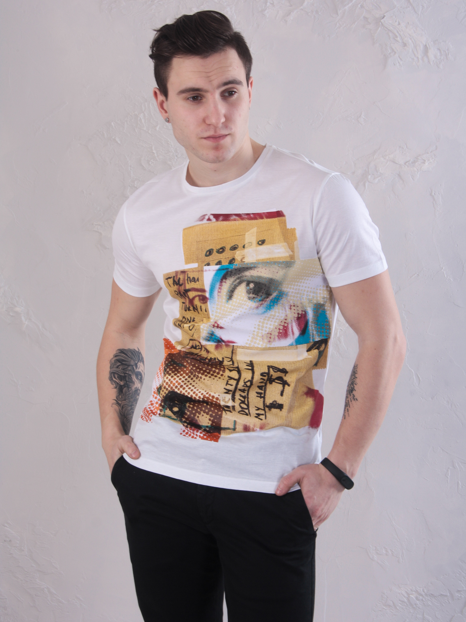 

Футболка Antony Morato MMKS01146-FA100064-1000 S Белый