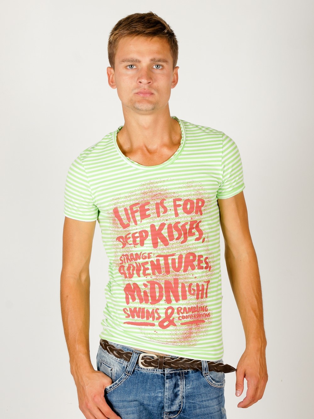 

Футболка Primo Emporio 529015VERDE  Полоска, Футболка Primo Emporio 529015VERDE M Полоска