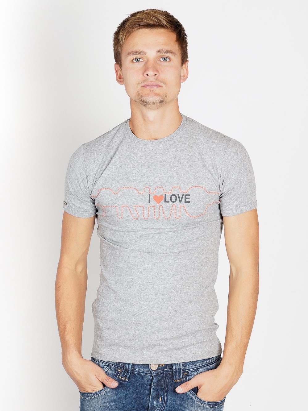 

Футболка Primo Emporio 368130700GRIGIO M Серый