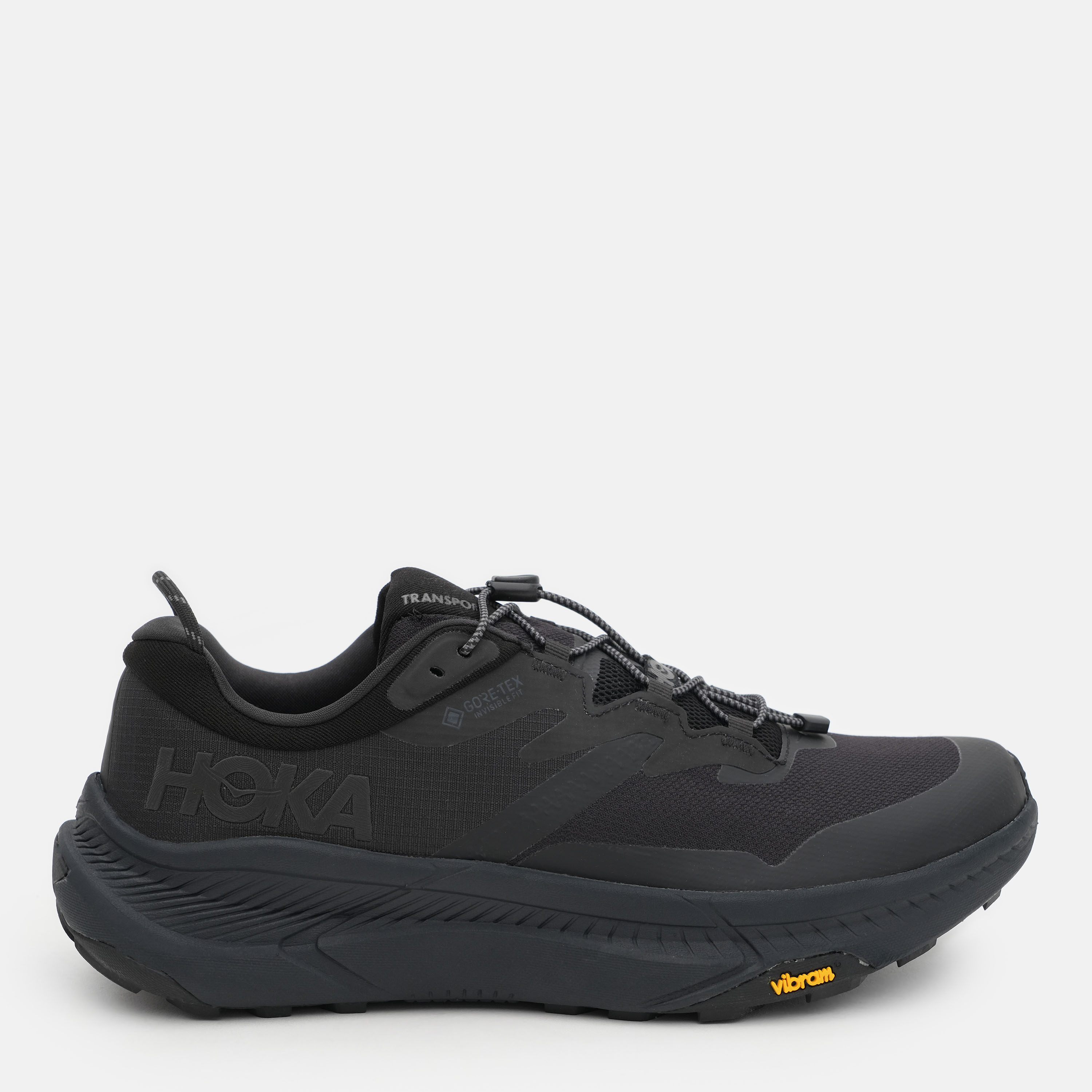 Акція на Чоловічі кросівки з Gore-Tex HOKA ONE ONE M Transport Gtx 1133957F-BLCKB 40.5 (7.5US) 25.5 см Чорні від Rozetka