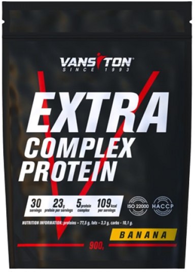 Акция на Протеин Vansiton EXTRA 900 г Banana (4820106590832) от Rozetka UA