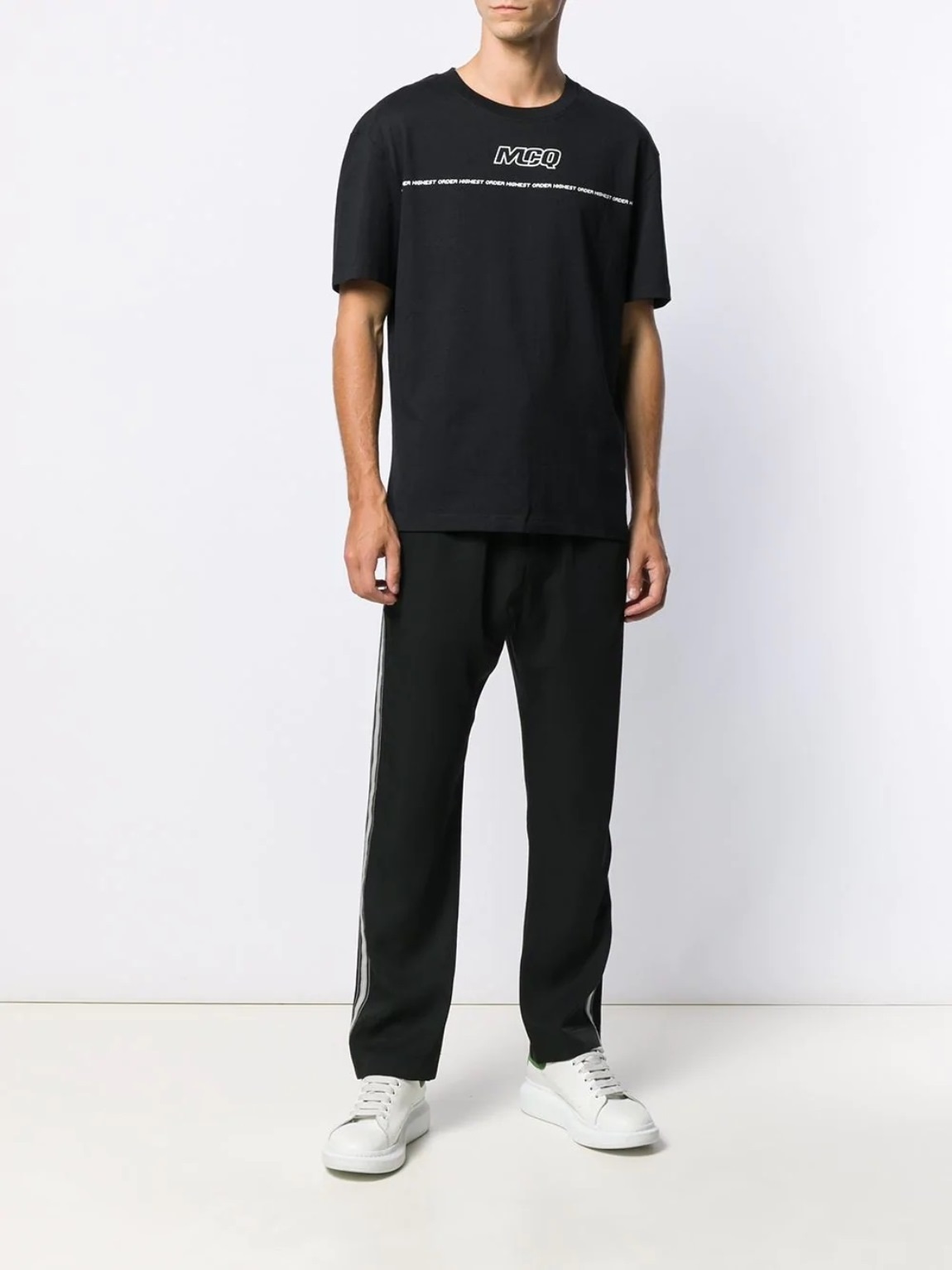 

Футболка с логотипом Alexander McQueen 270220/17 XS Черный