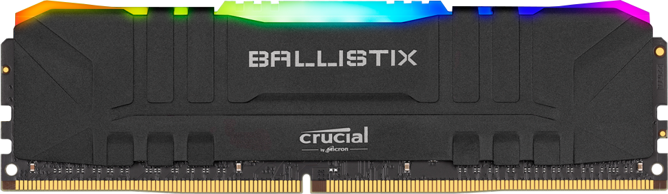 

Оперативная память Crucial DDR4-3600 8192MB PC4-28800 Ballistix RGB Black (BL8G36C16U4BL)